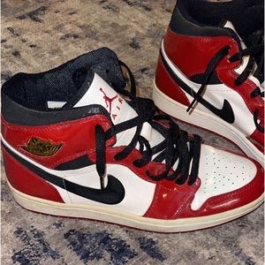 Jordan 1 Chicago Bulls patent leather